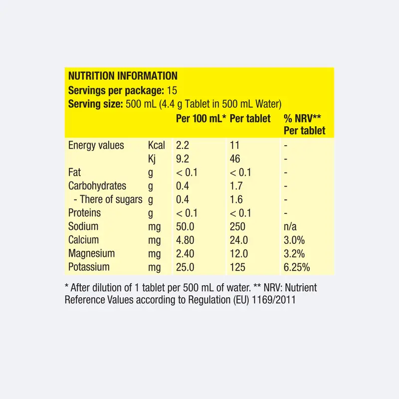 Pastilles d'Hydratation PH500